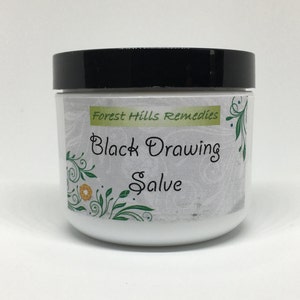 Black Drawing Salve, Traditional Formula, Splinters, Slivers, Stingers, Foreign Objects, Blemishes, Thorns, Retail & Wholesale