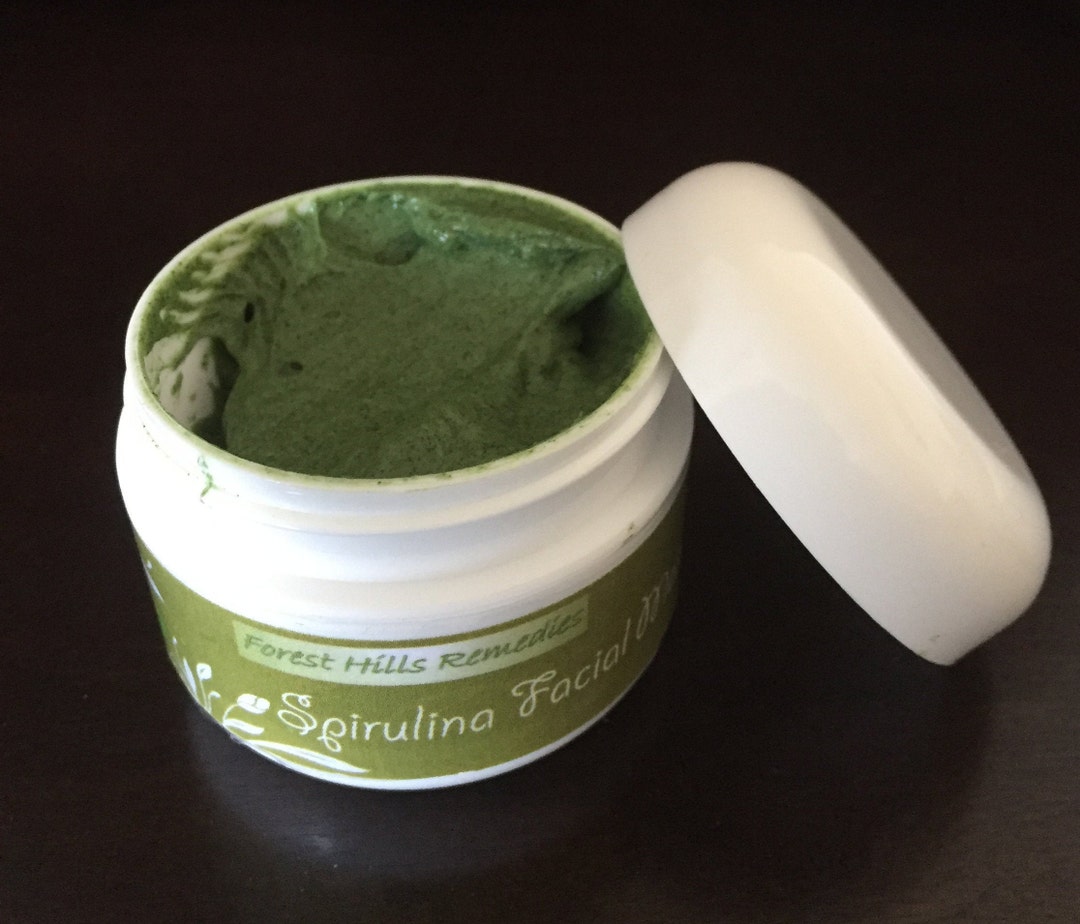 Spirulina Facial Mask, Blue Green Spirulina Cream Etsy New Zealand