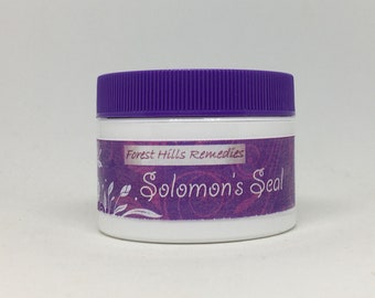 Solomon's Seal Salve, Polygonatum biflorum, Organic Ingredients, Joint and Muscle