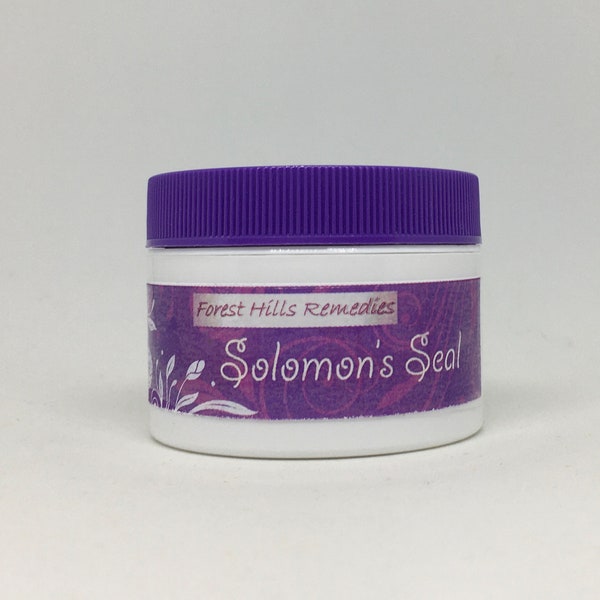 Solomon's Seal Salve, Polygonatum biflorum, Organic Ingredients, Joint and Muscle