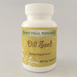 Dill Seed Vegan Capsule, Organic Pure Dill Seed, Retail and Wholesale