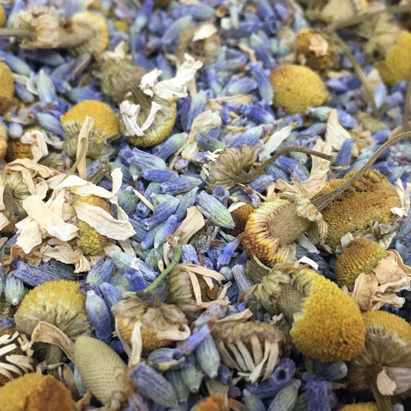 Organic Lavender and Chamomile Tea, Relaxing Tea, Calming, Loose Leaf Tea Blend