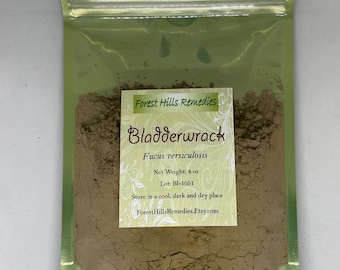 Bladderwrack Powder, Organic Fucus vesiculosus, Alkaline Herb, Wholesale and Retail