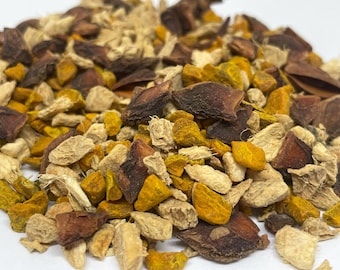 Ginger, Turmeric plus Star Anise, Herbal Tea, Vegan Kosher Halal, Organic Ingredients