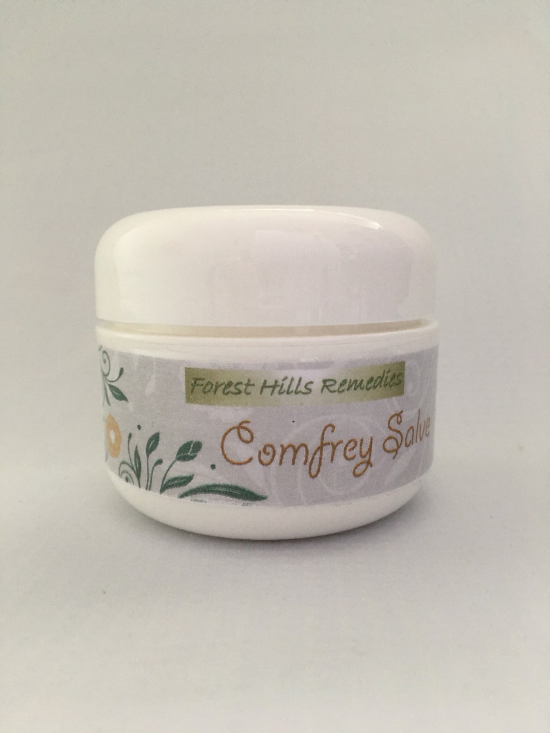 Organic Comfrey Salve, Comfrey Roots Ointment, Joint and Muscle, Cuts 8 oz