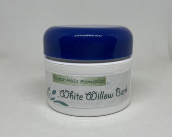 White Willow Bark Salve, Traditional formula, Gift for grandparents, mom, dad