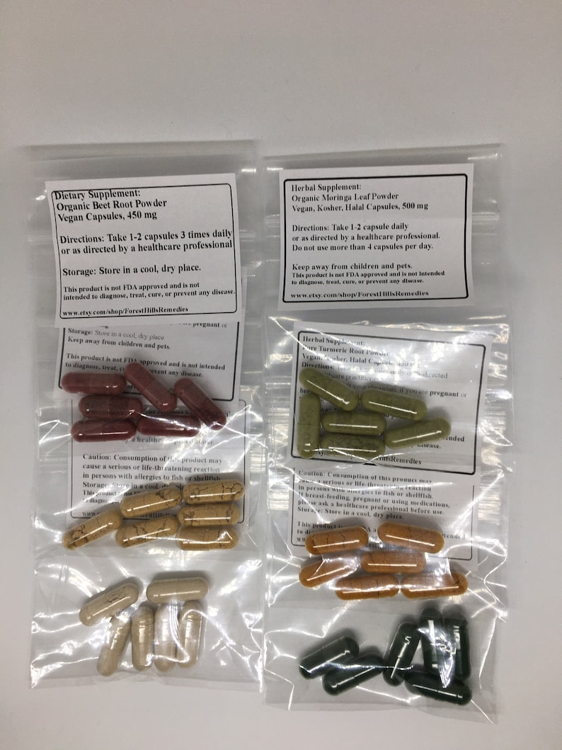 Order Samples, Herbal Supplements, Herbal Capsules, All Natural, Organic Powders, Forest Hills Remedies image 4
