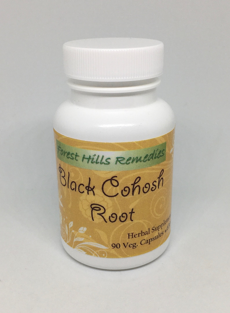 100 Pure Black Cohosh Powder Vegan Capsule Menopause Etsy