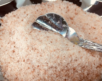 Raw Pink Himalayan Sea Salt, 100% Natural, Fine Crystals, Unprocessed, Culinary, Crafts, Spa, Bath