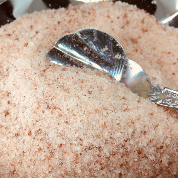 Raw Pink Himalayan Sea Salt, 100% Natural, Fine Crystals, Unprocessed, Culinary, Crafts, Spa, Bath