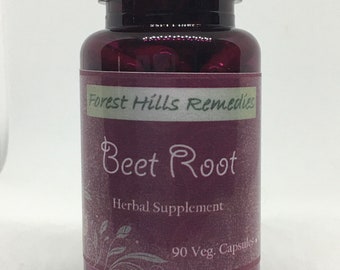 Beet Root Vegan Capsules, 100% Pure Organic Ingredients, Retail and Wholesale