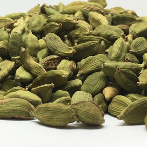 Cardamom Green Pods Whole, Elettria cardamonum, Premium Quality, Herbal Tea