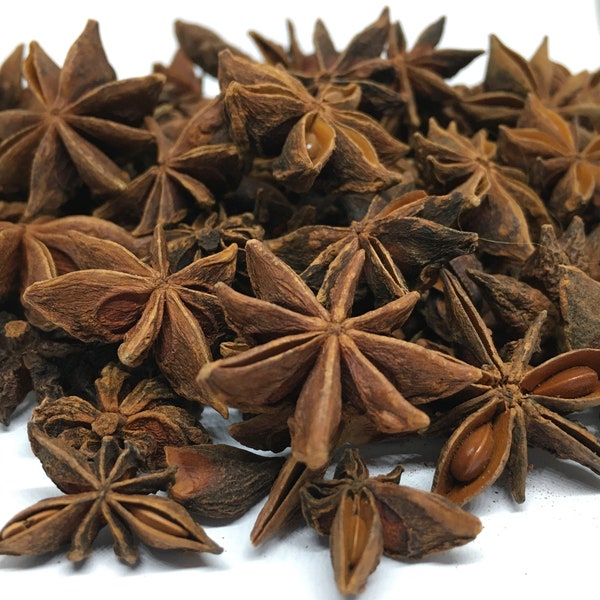 Organic Star Anise, Whole Dried Star Aniseed, Herbal Tea, Aromatherapy, Cooking