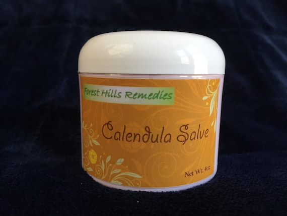 Calendula Salve, Wax Free Ointment, Body Butter, Organic Balm, For Sensitive Skins