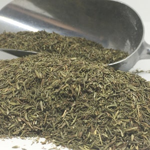 Thyme Leaves Cut, Dried Loose Leaves, Thymus Vulgaris, Herbal Teas, Spice, Culinary, Steam