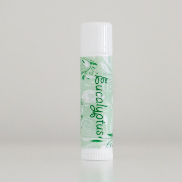 Eucalyptus Lip Balm, Herbal and All Natural Lip Balm, Say No to Petroleum, Bye Bye Petroleum, Retail and Wholesale