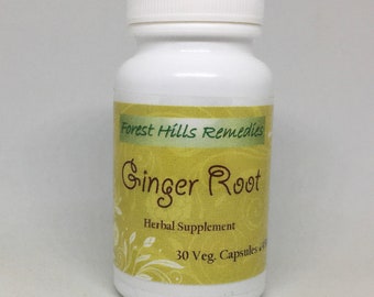 Biologische gemberwortelpoeder Veganistische capsules, 100% puur gemberwortelpoeder, detailhandel en groothandel