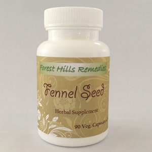 Fennel Seed Vegan Capsule, Organic Ingredients, Wholesale and Retail