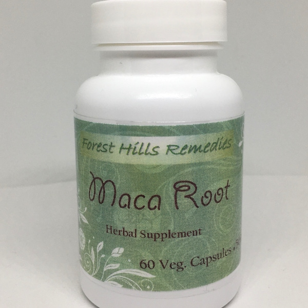 Organic Maca Root Vegan Kosher Halal Capsule, 100% Pure Peruvian Maca, Different Counts Available, Retail & Wholesale