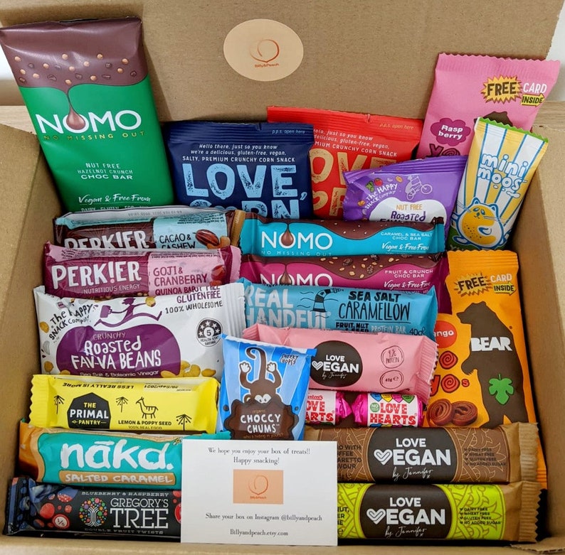 Gluten Free Vegan Snack Box Gift Box Sweet Savoury and Etsy