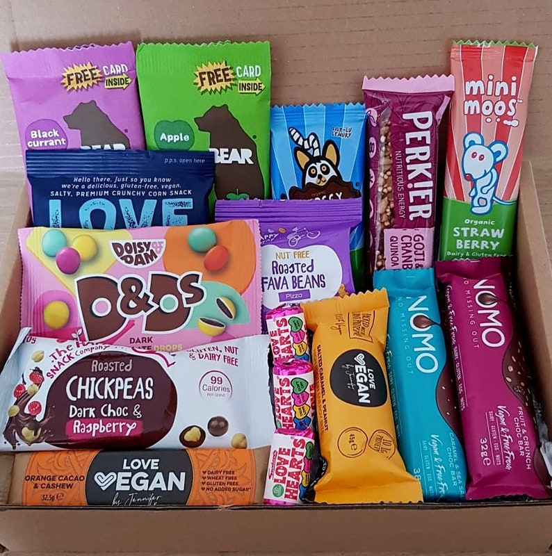Gluten Free Vegan Snack Box Gift Box Sweet Savoury and Etsy