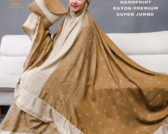 Jumbo Rayon Mukena | Soft Muslim Prayer Wear
