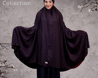 Rayon Cotton Mukena Prayer Dress with Travel Bag