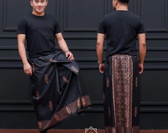 Men's Instant Batik Sarong – Gus Iqdam Series by Wadimor, Premium Cotton Polyester, 2026 Collection