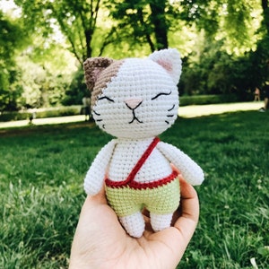 Cat Amigurumi Crochet Pattern: Mio the Cat (English)