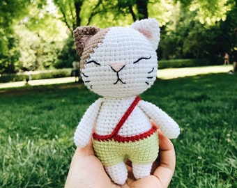 Cat Amigurumi Crochet Pattern: Mio the Cat (English)