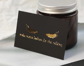 Colored Raised Foil Paper Business Cards, Luxury Embossed Calling Cards