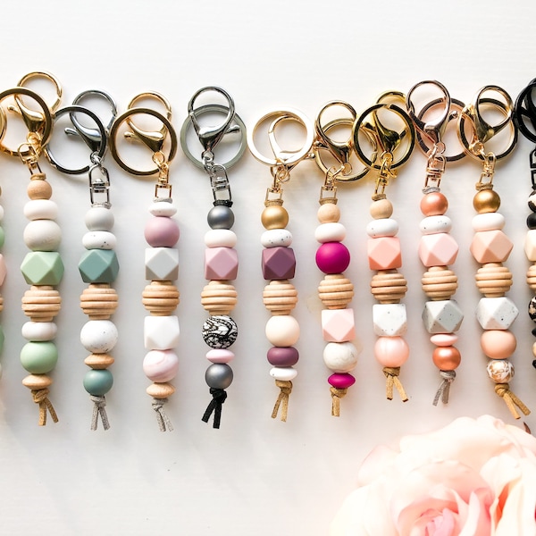 Beaded Keychain Etsy