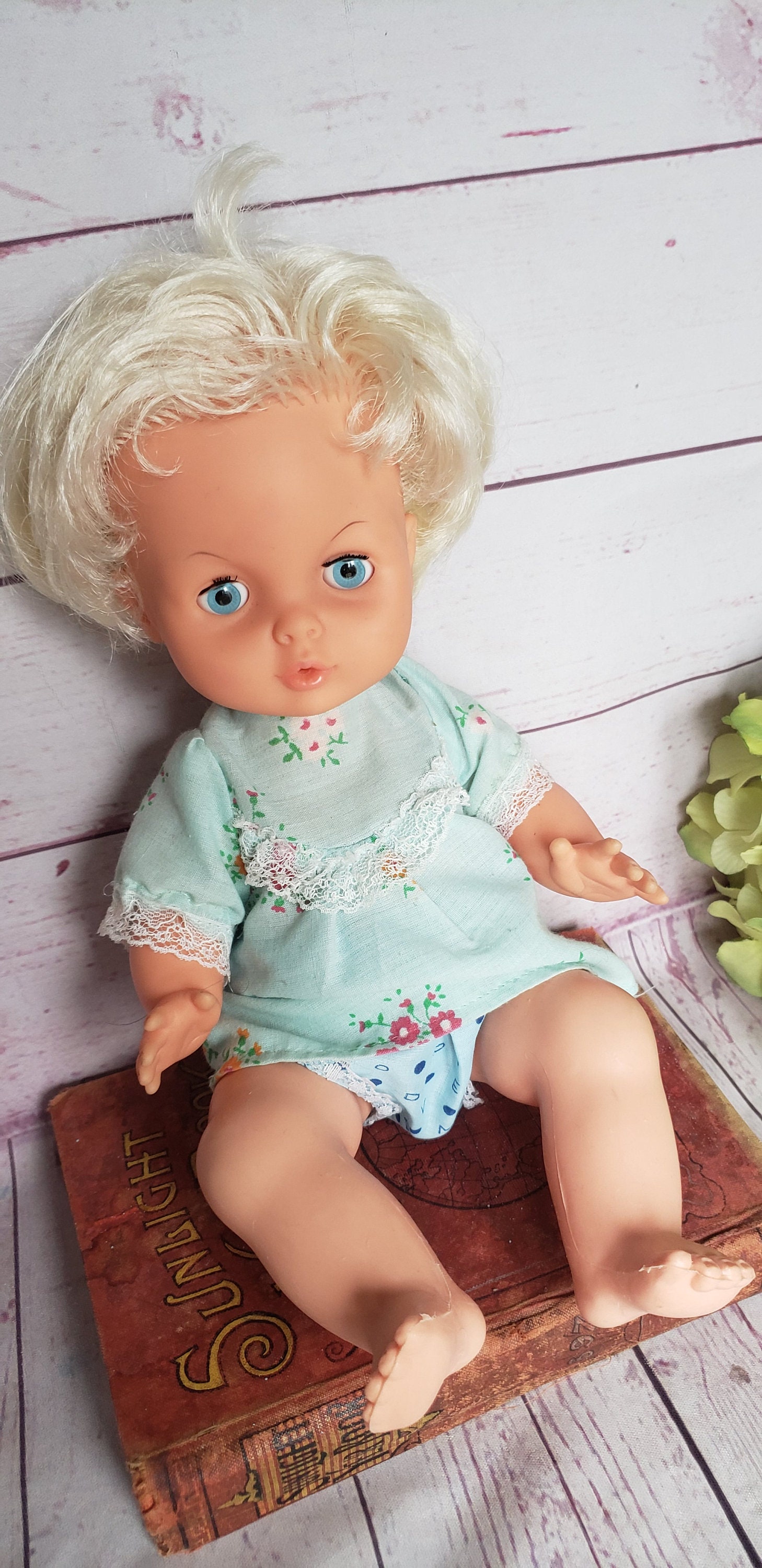 Vintage Tiny Tears 'teeny Weeny Doll 12 Inch Smaller Type UK