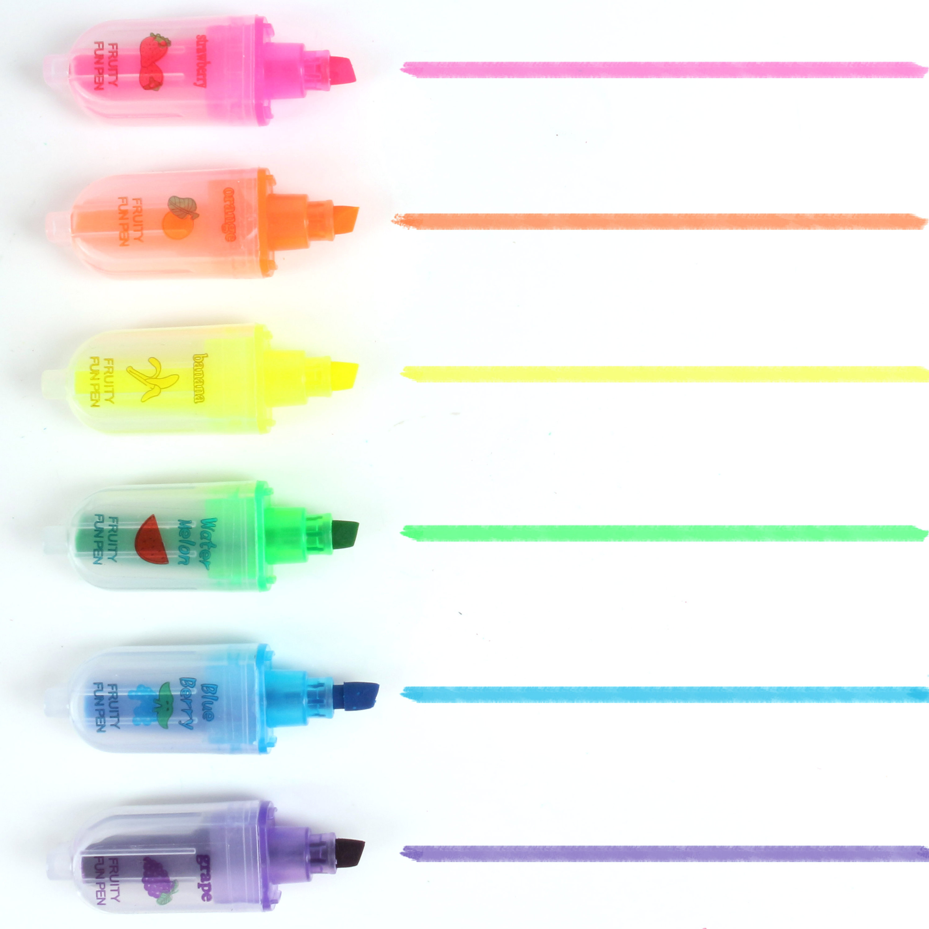 Mini Scented Highlighter Pens Small Compact Fluorescent Highlighters With  Fruity Smells -  Denmark