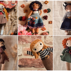 Poupée personnalisée / poupée personnalisable / peluche doudou poupée au crochet / amigurumi