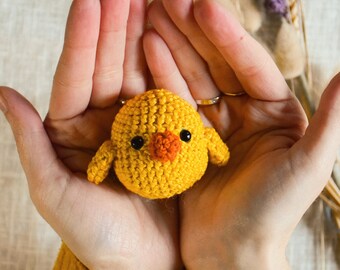 Théo the chick / crochet chick cuddly toy / amigurumi