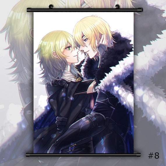 Three Houses Wall Scroll Poster Home Decor Collection 20*30cm Anime Fire Emblem