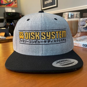 Disk System Disk-Kun Snapback Cap 8Bit Hat