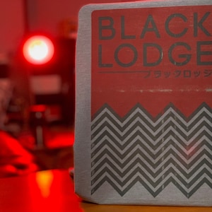 Black Lodge Distressed T-Shirt