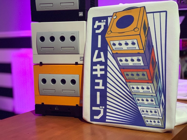 Gamecube Totem TShirt Inspired by the Nintendo Gamecube Etsy
