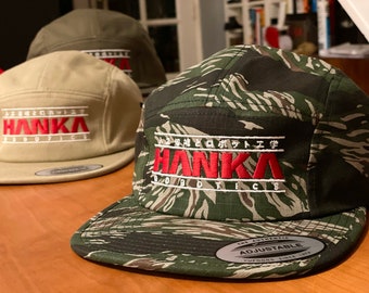 Robotics Japanese Cyberpunk Ghost 5 Panel Cap Hat