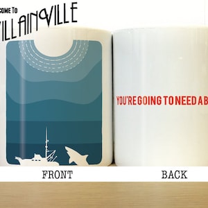 You&#39;re Going to Need a Bigger Boat Mug, inspired by Stephen Spielberg&#39;s 1975 film Jaws - Coffee Cup -Mug Cup Mug