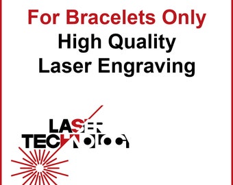 Bracelets - Gravure laser personnalisée de haute qualité pour plaques de gravure de bracelets - LSEGV026
