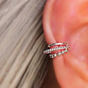 EAR CUFF • Ear Cuff no Piercing • Best Friend Gift • Huggie Earrings • Silver Gold Earrings • VERENDI