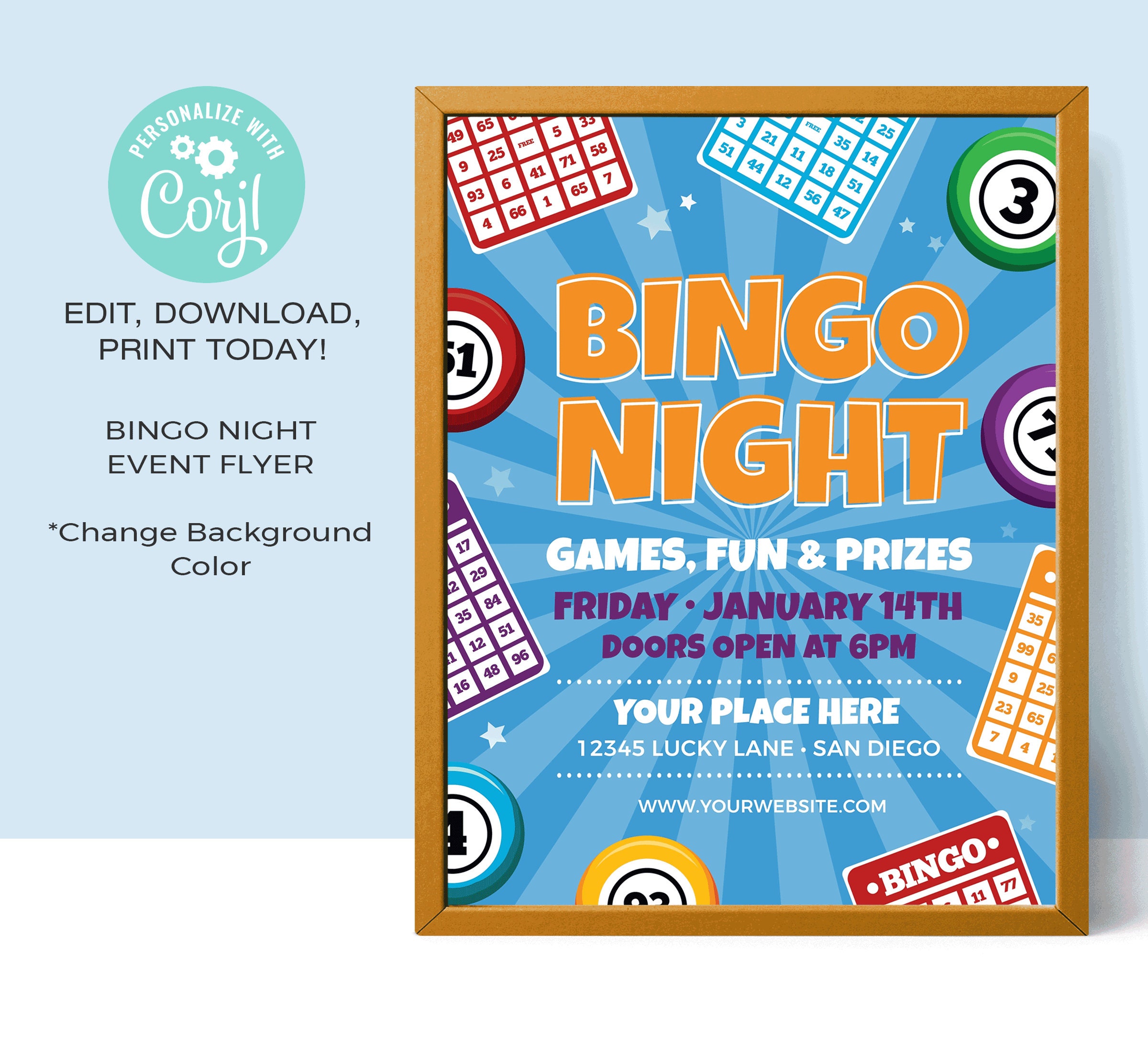 Bingo Flyer Template Free Download Sample Templates bingo-flyer-template-free-download-sample-templates
