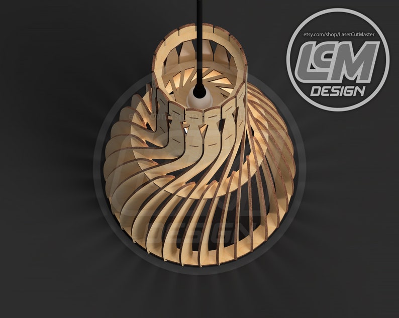 Laser cut lamp template Laser Cut Living Lamp shade Pattern Etsy