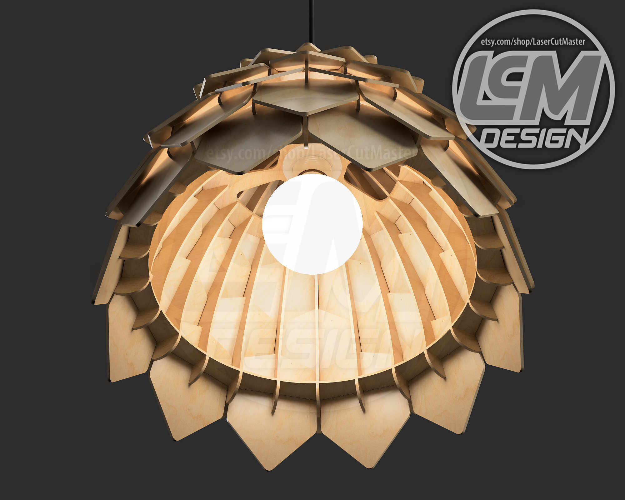 Laser Cut Lamp Template Laser Cut Pinecone Lamp Shade Etsy