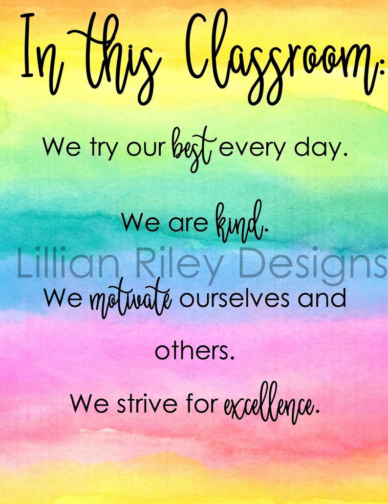 Teacher Poster Printable Etsy