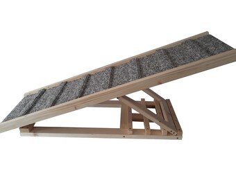 Slim Mini Dog Ramp With Steps Adjustable Heights Foldable Etsy