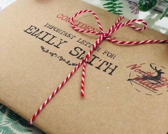 Scratch & Reveal Personalised Letter from Santa - Santa Letter - Children's letter from santa - santa ideas - letter from father christmas